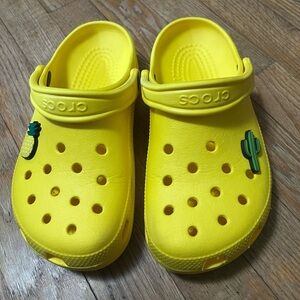 Yellow crocs